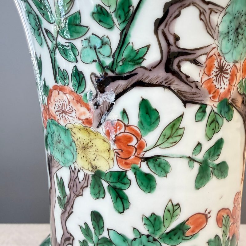 A Chinese famille verte gilt-bronze-mounted 'Yenyen' vase with pheasants - 图14