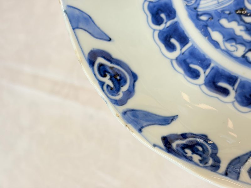 Six Chinese blue and white Ko-sometsuke 'Crane' plates for the Japanese market - 图50