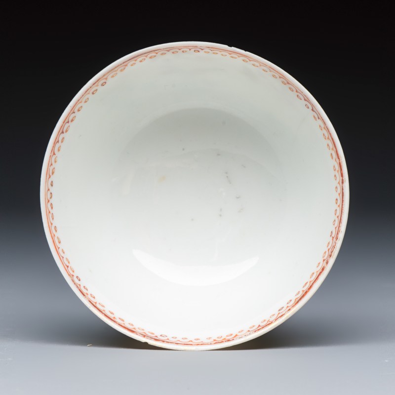 A rare Chinese famille rose export tea bowl and saucer with 'Apollo Playing the Lyre' - 图8