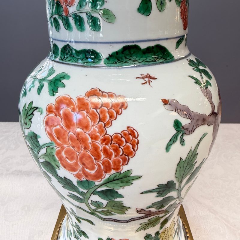 A Chinese famille verte gilt-bronze-mounted 'Yenyen' vase with pheasants - 图19