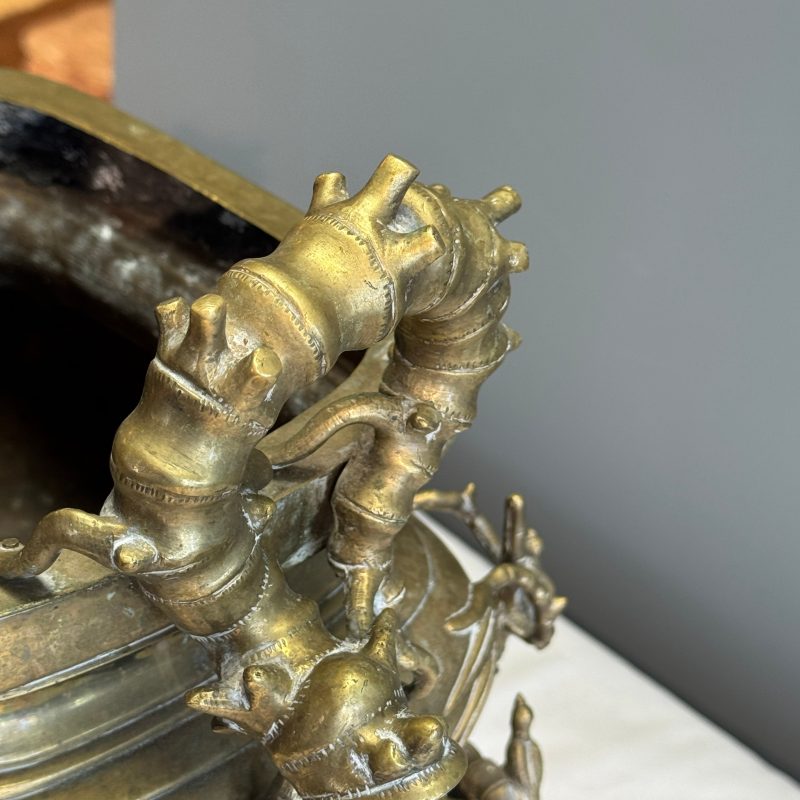 A Vietnamese bronze covered censer and stand - 图30