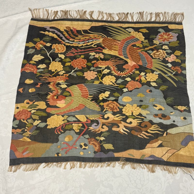 A Chinese kesi 'Phoenixes' panel - 图4