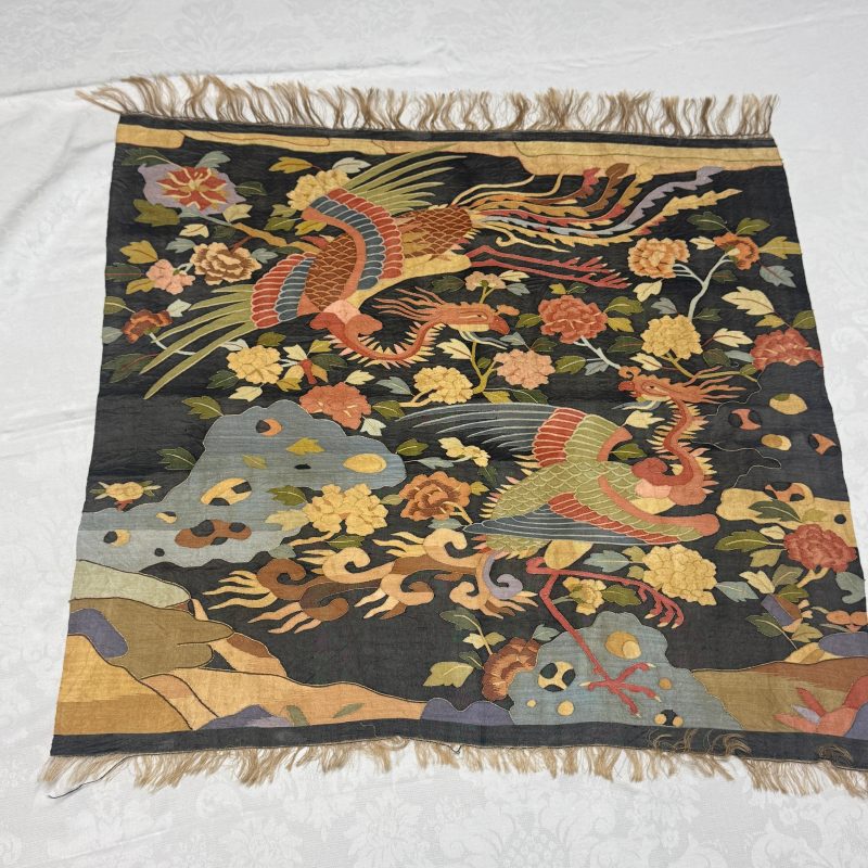 A Chinese kesi 'Phoenixes' panel - 图3