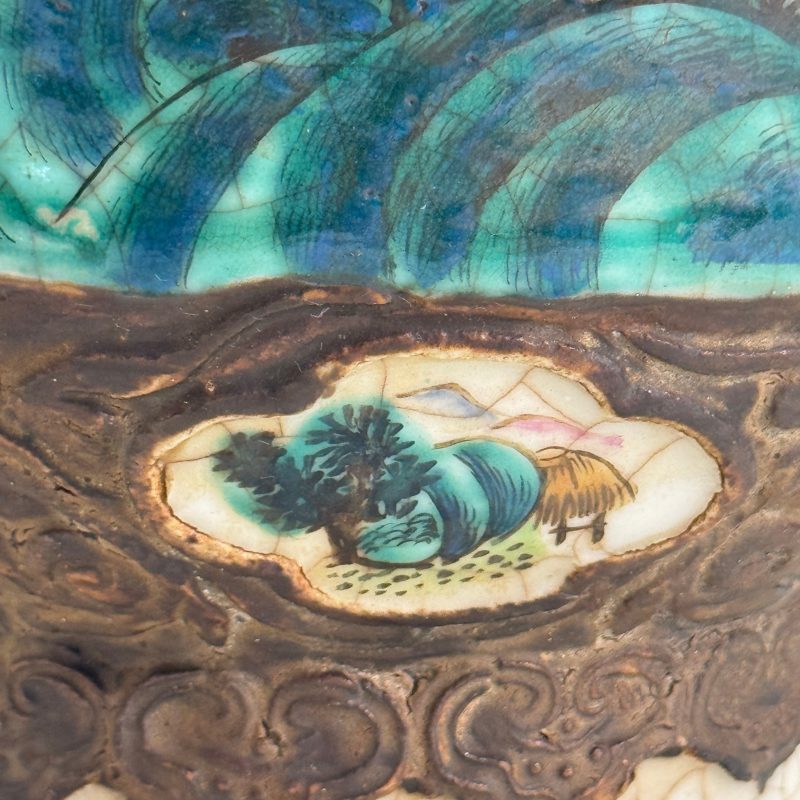 A pair of Chinese Nanking famille rose 'Warriors' vases - 图16