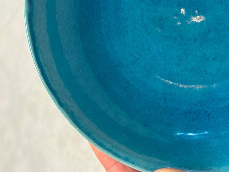 A Chinese turquoise-glazed plate - 图5