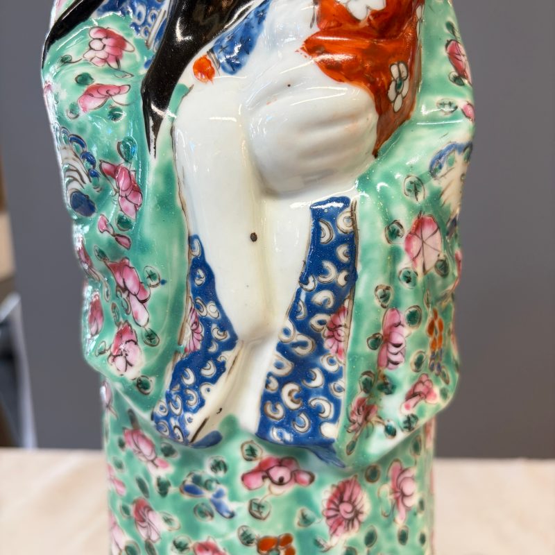 Two Chinese famille rose figures of star gods - 图34
