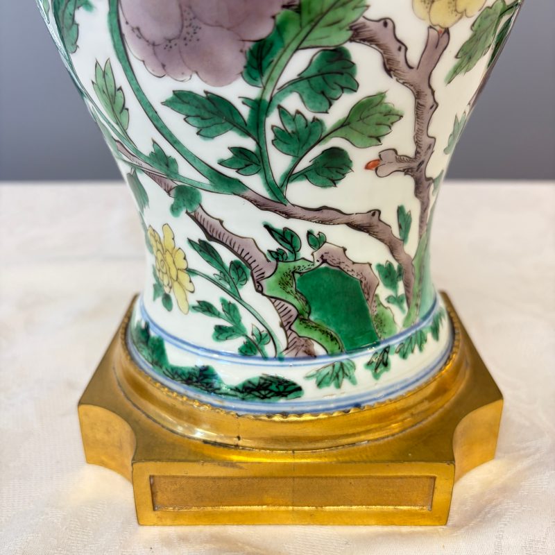 A Chinese famille verte gilt-bronze-mounted 'Yenyen' vase with pheasants - 图24