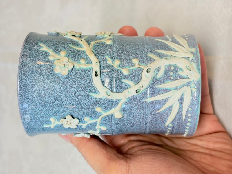 Four Chinese famille rose and monochrome wares - 图15