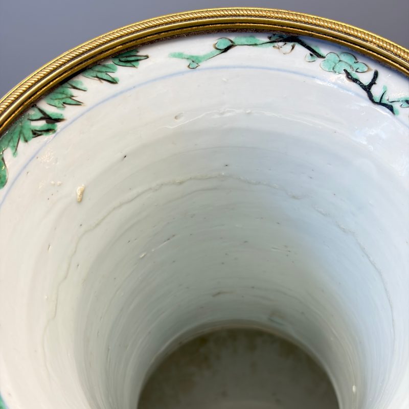 A Chinese famille verte gilt-bronze-mounted 'Yenyen' vase with pheasants - 图26