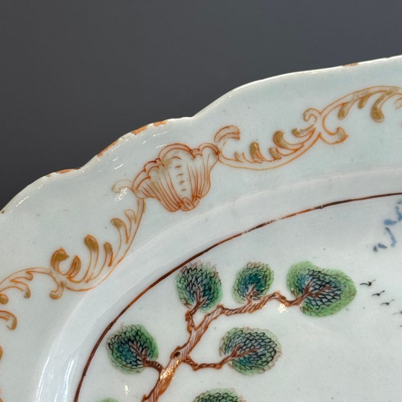 A Chinese famille rose ‘Valentine Pattern’ oval dish - 图6