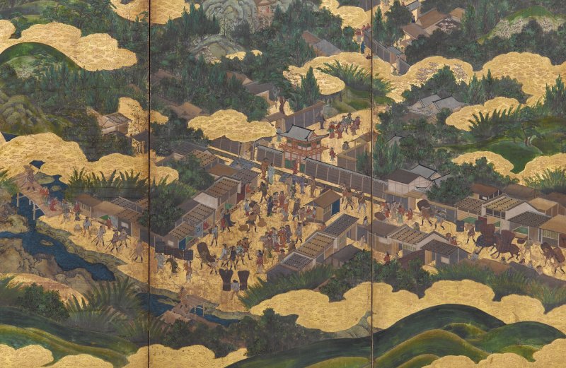 Anonymous, Kurama and Itsukushima, Edo period, 17th century | 鞍馬厳島図屏風　江戸時代初期　17世紀 - 图5
