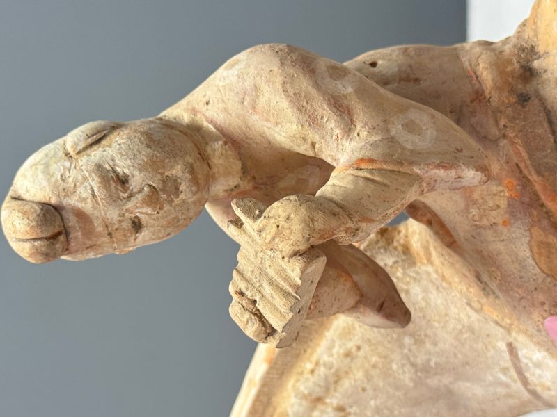 Two Chinese painted pottery 'Horserider' groups - 图48