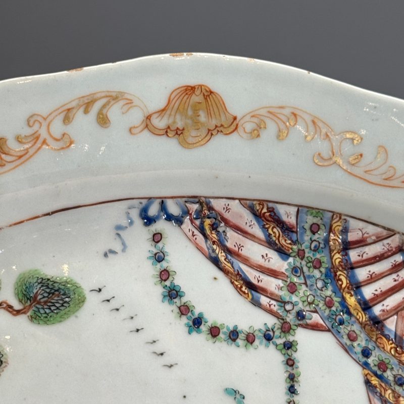A Chinese famille rose ‘Valentine Pattern’ oval dish - 图7