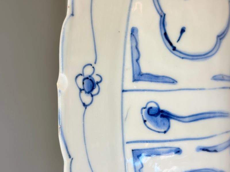 A Chinese blue and white 'Klapmuts' bowl - 图15