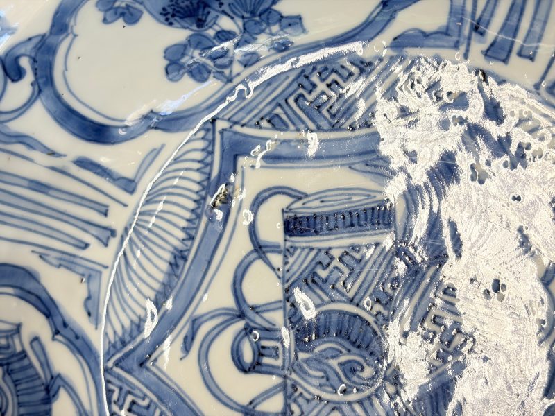 A Chinese blue and white 'Klapmuts' bowl - 图17