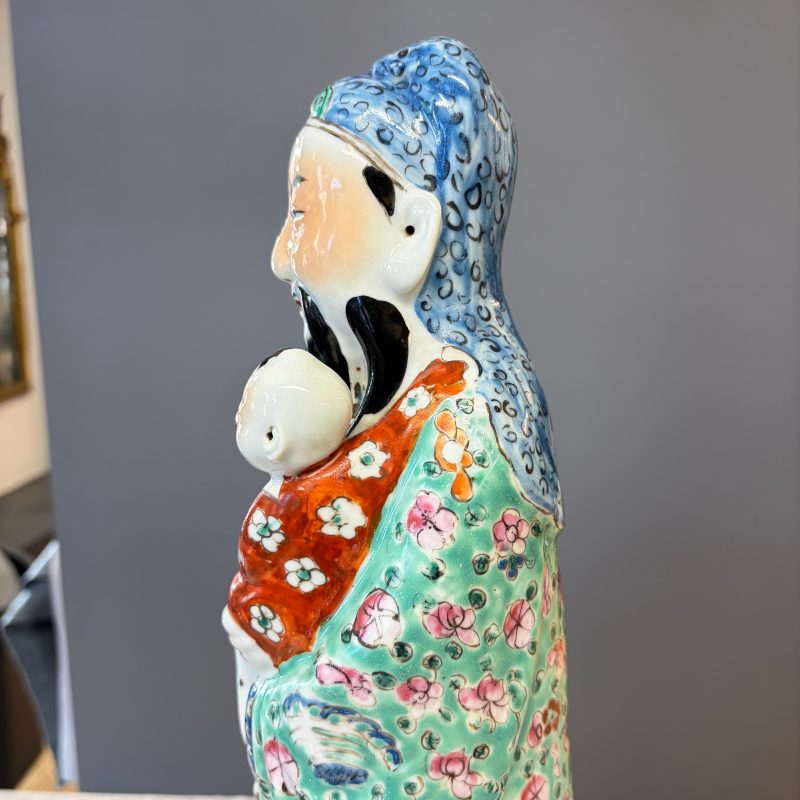 Two Chinese famille rose figures of star gods - 图37