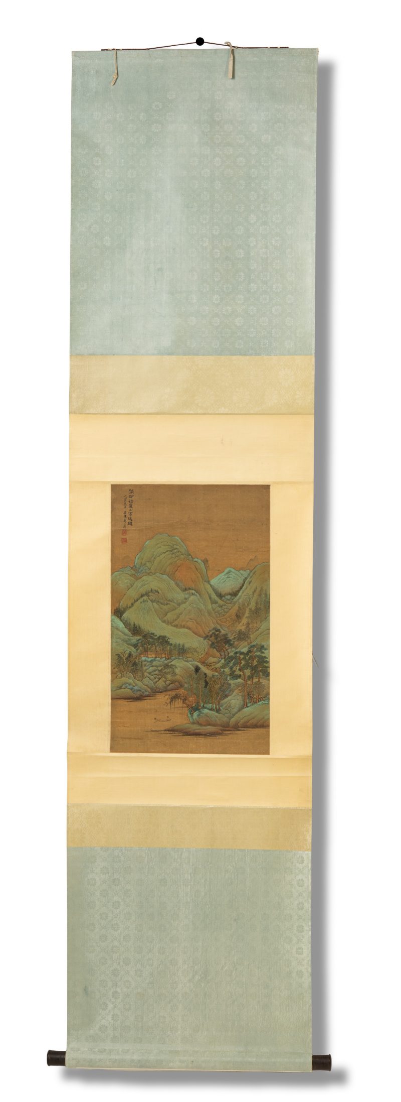 A mountainous landscape by Yu Zhiding (ca. 1647–1709) after Zhao Mengfu (1254-1322) - 图2