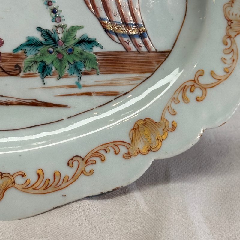 A Chinese famille rose ‘Valentine Pattern’ oval dish - 图10
