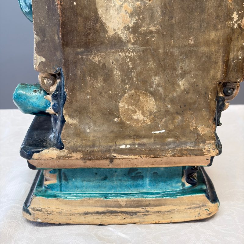 A Chinese Fahua-glazed stoneware model of Zhenwu - 图28