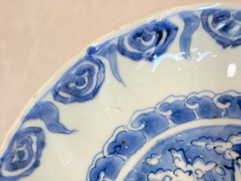 Six Chinese blue and white Ko-sometsuke 'Crane' plates for the Japanese market - 图61
