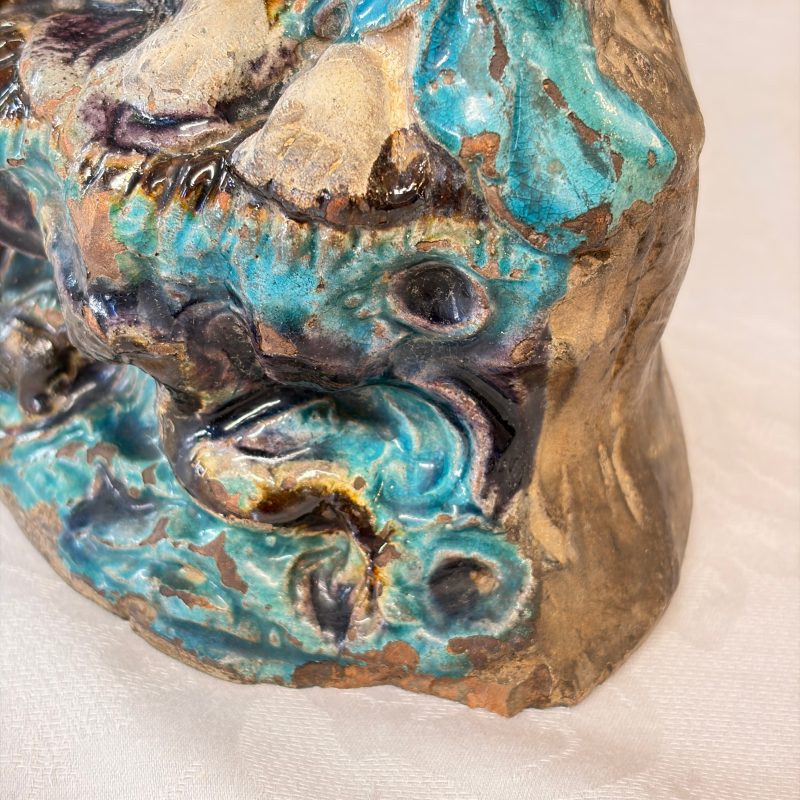 A Chinese Fahua-glazed stoneware model of Guanyin - 图18
