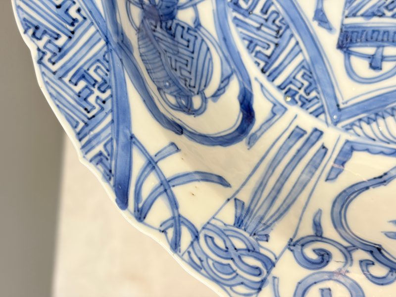 A Chinese blue and white 'Klapmuts' bowl - 图18