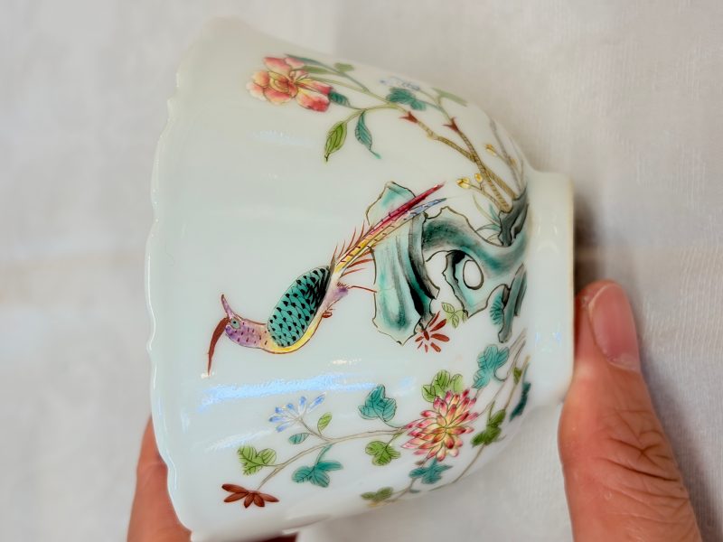 Four Chinese famille rose and monochrome wares - 图22
