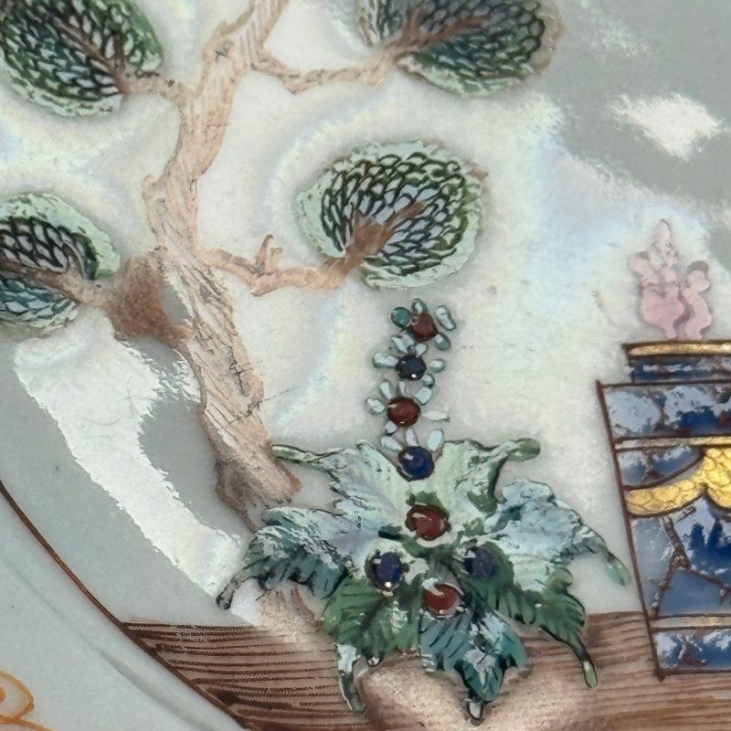 A Chinese famille rose ‘Valentine Pattern’ oval dish - 图12