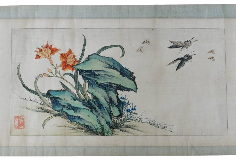 A long handscroll composed of fifteen various paintings - 图32