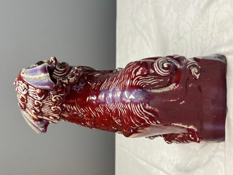 A pair of Chinese flambé-glazed models of Buddhist lions - 图23