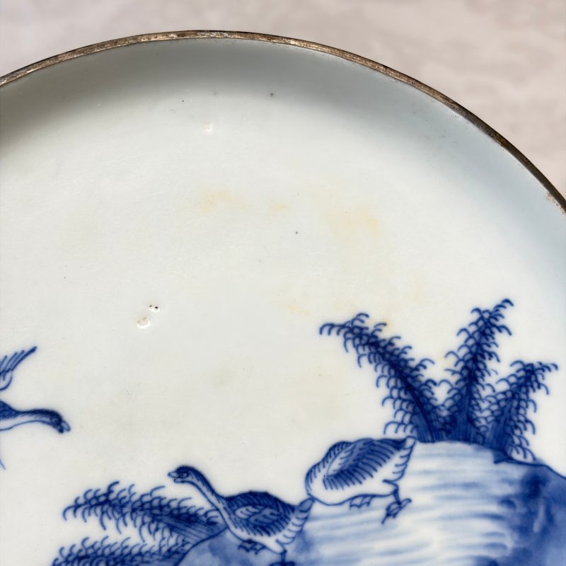 Five Chinese blue and white 'Bleu de Hue' 'Riverscape' plates - 图55