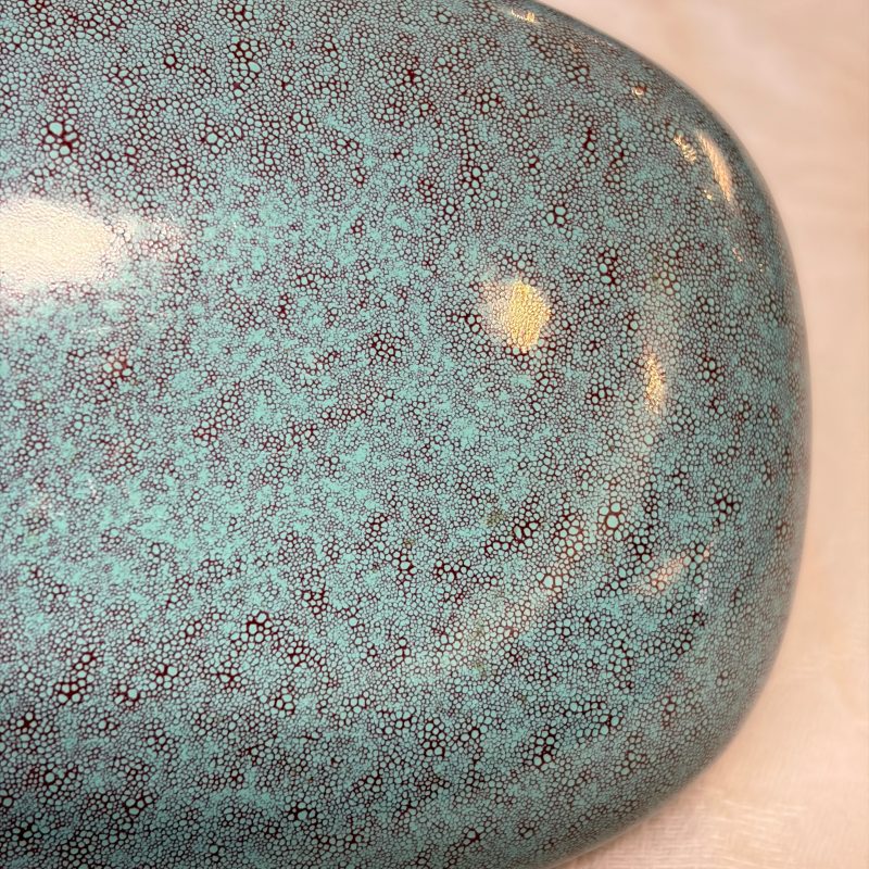 A Chinese robin’s egg-glazed 'Chilong' square brush pot and a brush washer - 图17