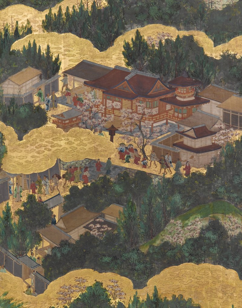Anonymous, Kurama and Itsukushima, Edo period, 17th century | 鞍馬厳島図屏風　江戸時代初期　17世紀 - 图6
