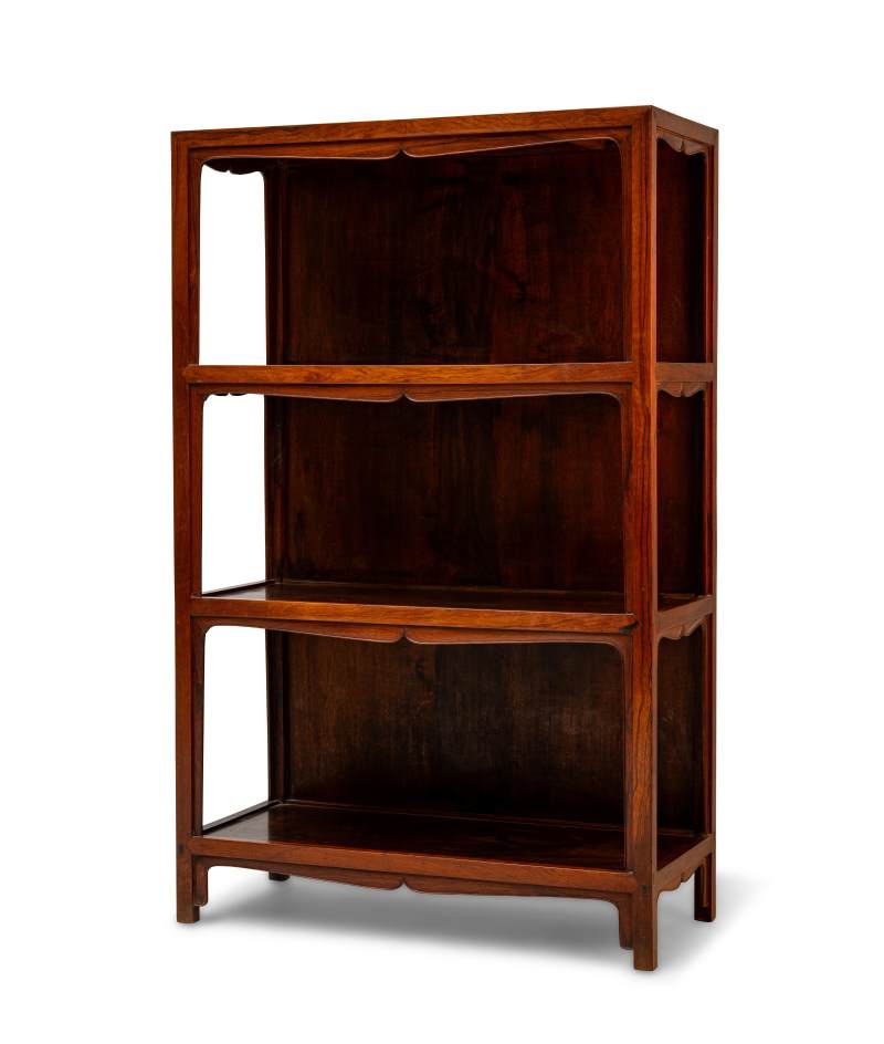 A pair of huanghuali display shelves, Shujia - 图8