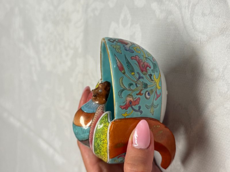 A Chinese famille rose bat-form water pot - 图12