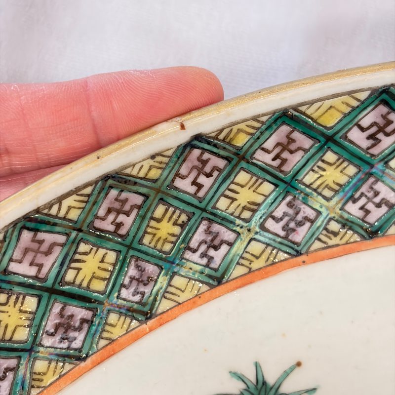 A Chinese famille verte dish with narrative design - 图10