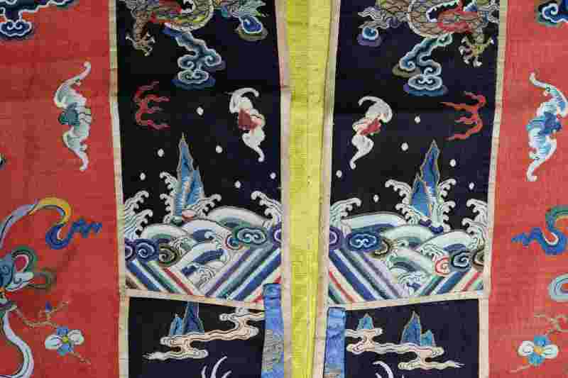 A Chinese silk kesi Taoist priest’s robe, Daopao - 图25