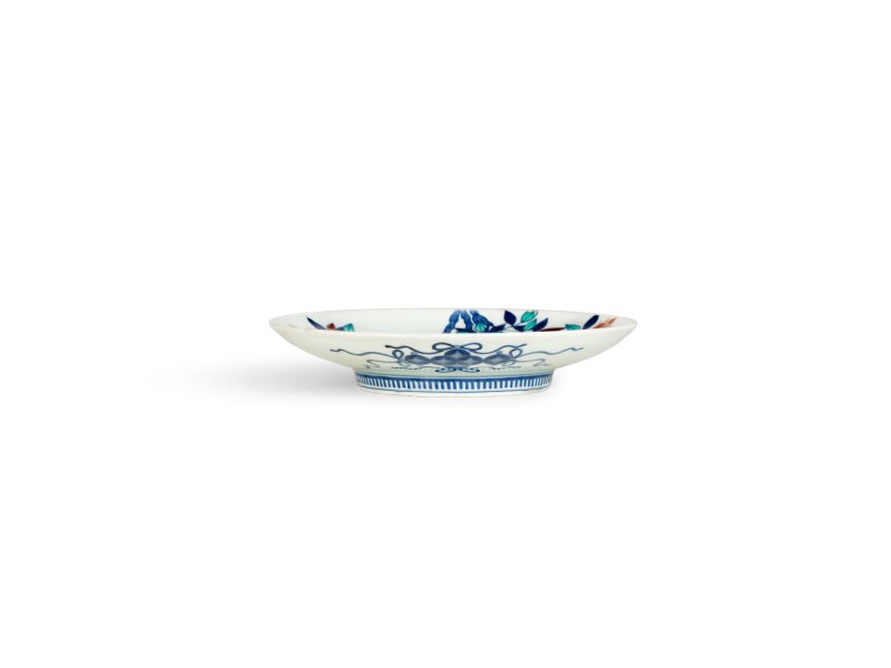 A porcelain dish, Nabeshima ware, Hizen, Edo period, circa 1678-1681 | 色絵南天文皿　肥前　鍋島藩窯　江戸時代中期　1678～1681年 - 图2