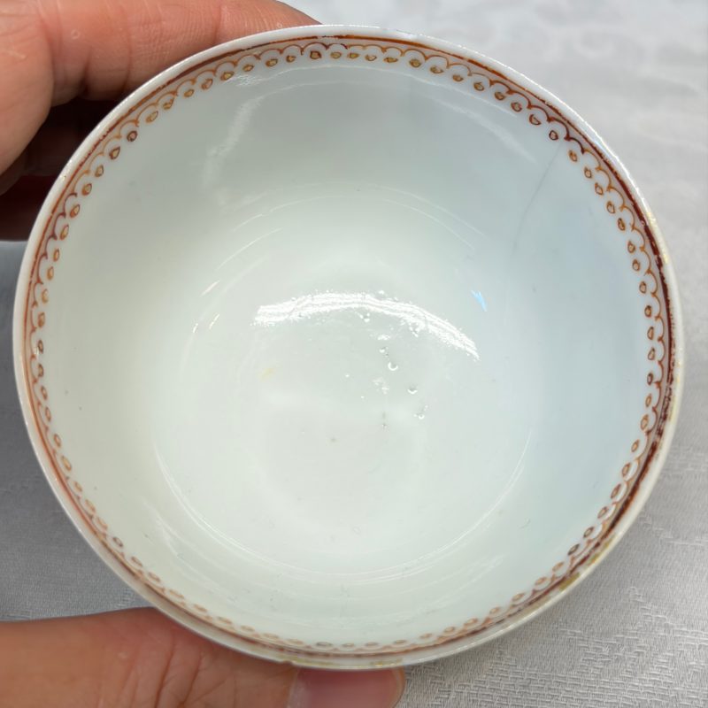 A rare Chinese famille rose export tea bowl and saucer with 'Apollo Playing the Lyre' - 图25