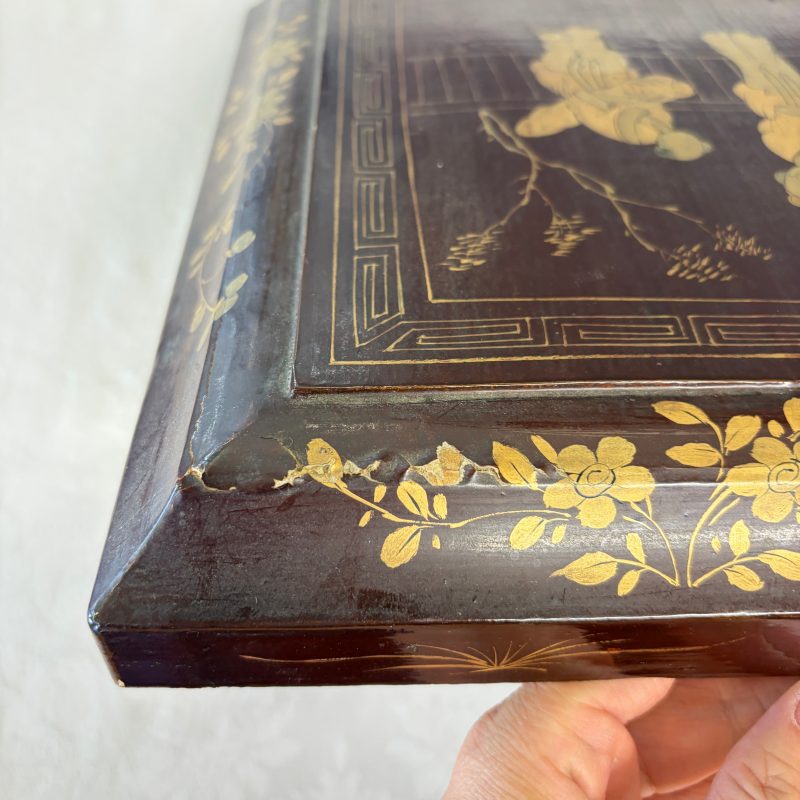 A Chinese famille rose 'Goldfish' nine-piece sweetmeat set in a gilt-lacquered box and cover - 图20