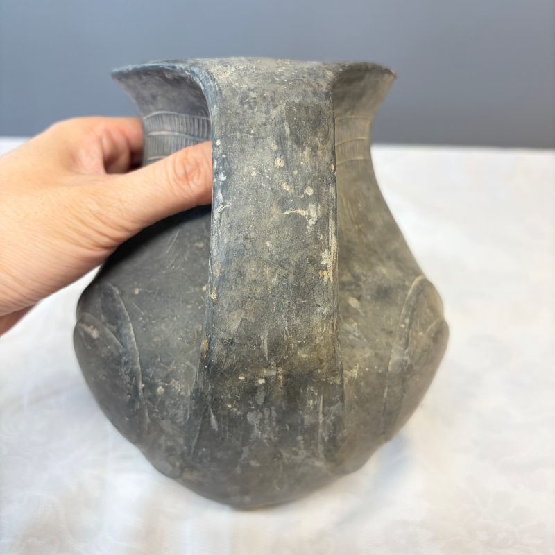 Two Chinese Sichuan black burnished pottery amphoras - 图23