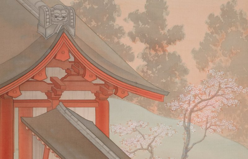 Shimomura Kanzan (1873-1930), Spring Evening (Shunseki), Taisho period, early 20th century | 下村観山　春夕　大正14年 - 图4