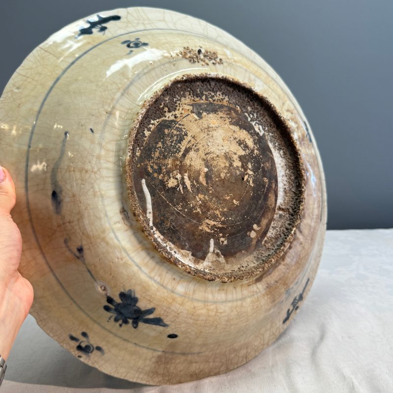 A Chinese Swatow blue and white 'Deer' dish - 图11