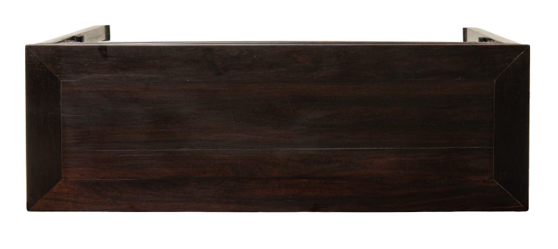 A pair of carved zitan waisted corner-leg tables - 图9