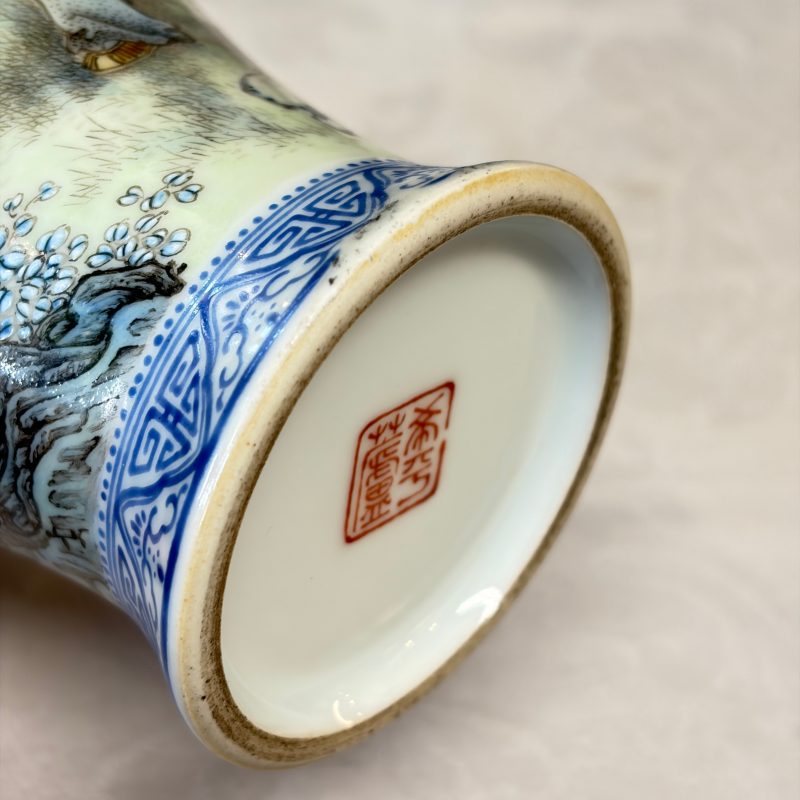漁樵耕讀 | A set of four Chinese famille rose 'Yu Qiao Geng Du 漁樵耕讀' vases - 图22