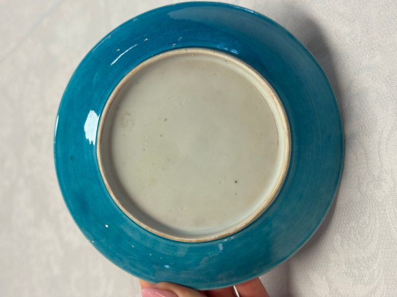 A Chinese turquoise-glazed plate - 图11