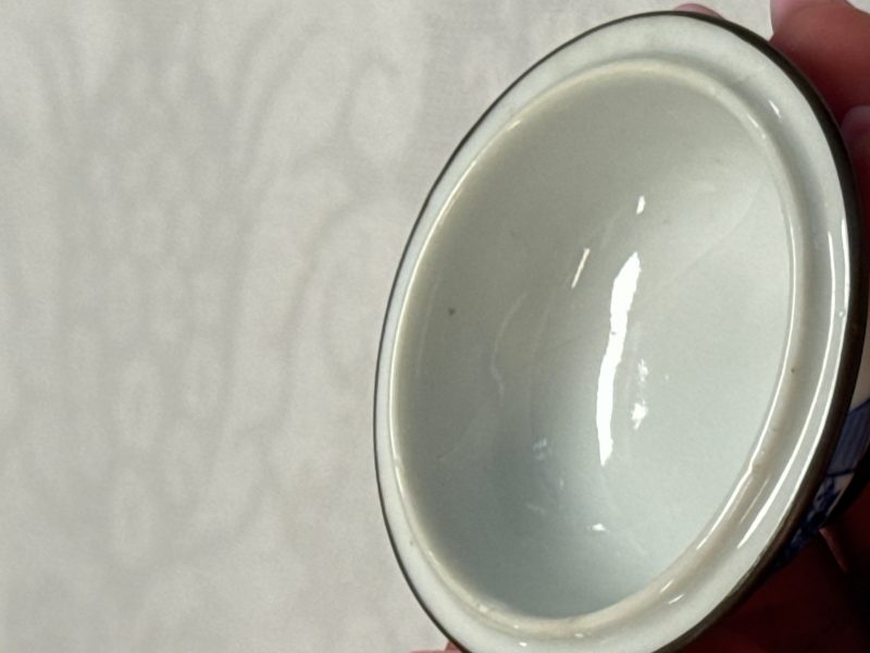 A Chinese blue and white 'Bleu de Hue' four-piece tea set - 图47