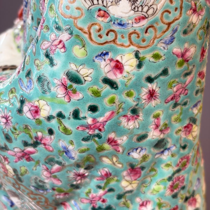 A large Chinese famille rose figure of Fu Xing - 图19