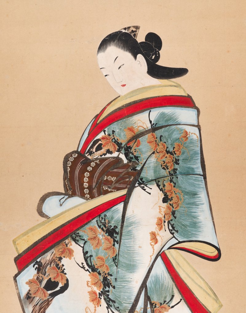 Kaigetsudo Dohan (active circa 1710–16), Standing courtesan, Edo period, early 18th century | 懐月堂度繁　立美人図　江戸時代中期　18世紀前半 - 图3