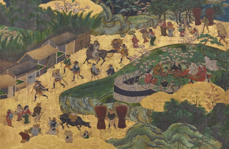 Anonymous, Kurama and Itsukushima, Edo period, 17th century | 鞍馬厳島図屏風　江戸時代初期　17世紀 - 图7